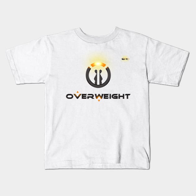 Overweight Kids T-Shirt by GarbageFailKid